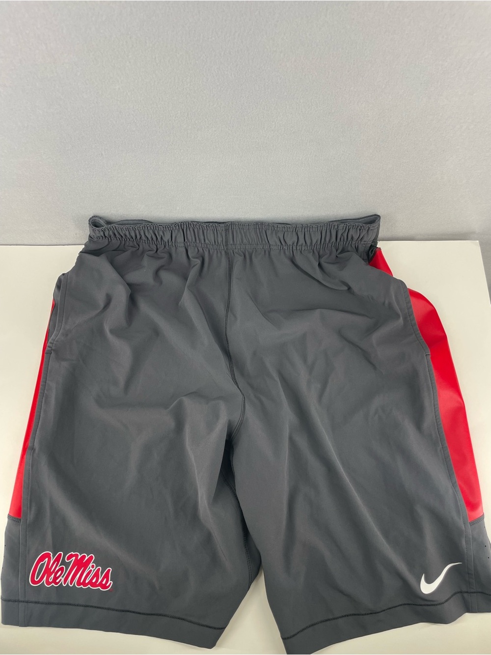 Nike Ole Miss Football Men’s L Team Issued Shorts Double Sided